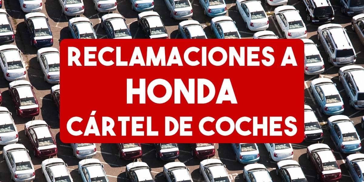 reclamar indemnización a Honda como afectado del cártel de coches